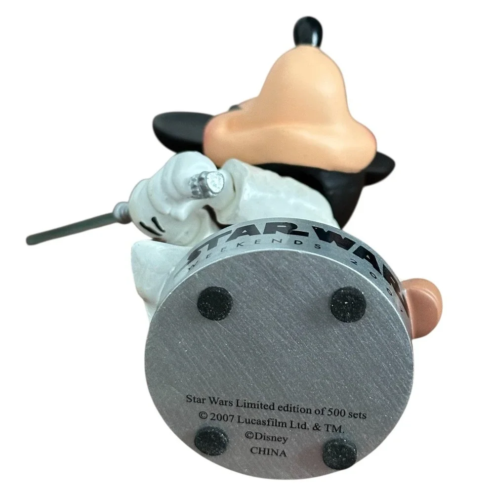 Disney Parks Star Wars Weekends 2007 Jedi Mickey Bobble Head‎ Figure